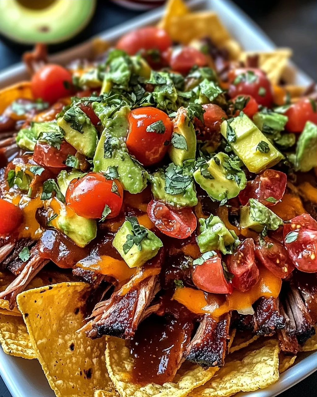 BBQ-Rippchen-Nachos für den perfekten Genuss