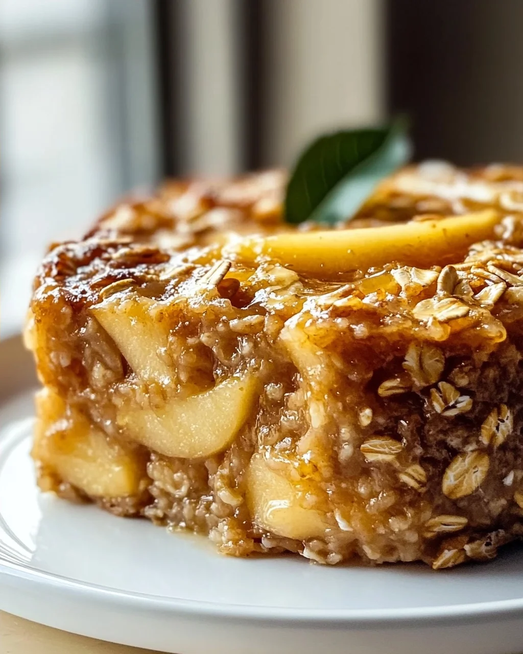 Baked Apple Oat Pudding: Warm, gesund & einfach lecker