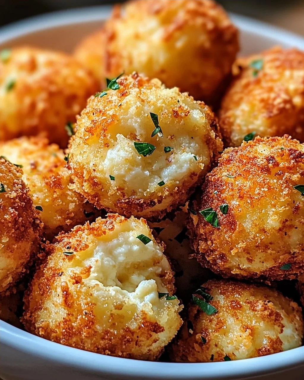 Blumenkohl-Mozzarella-Bällchen