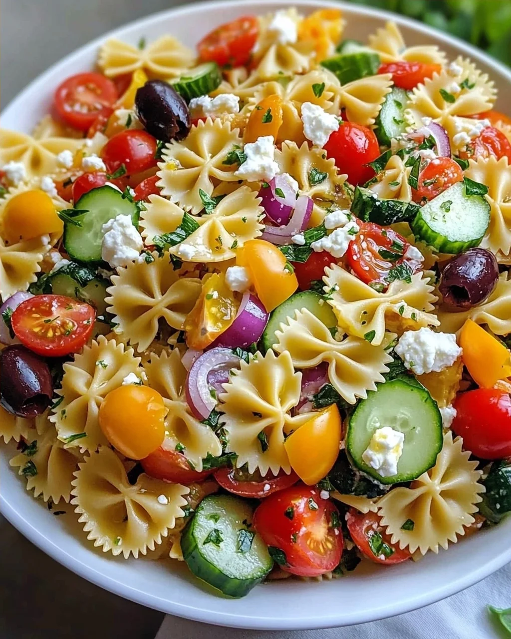 Bow Tie Pasta Salat: Schnell, frisch & unwiderstehlich!