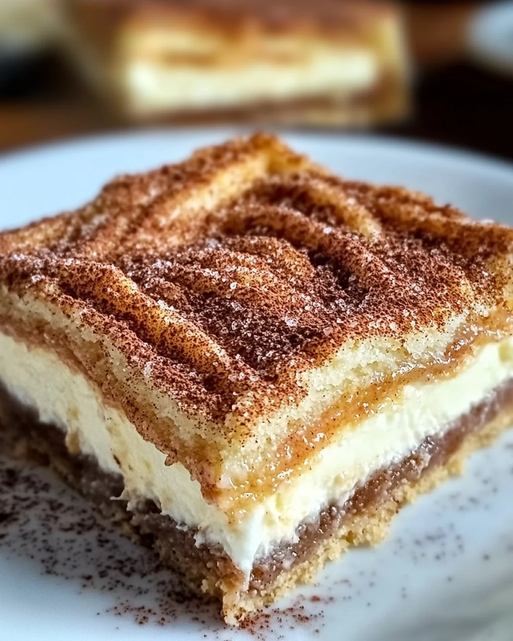 Churro Käsekuchen Riegel für köstliche Momente