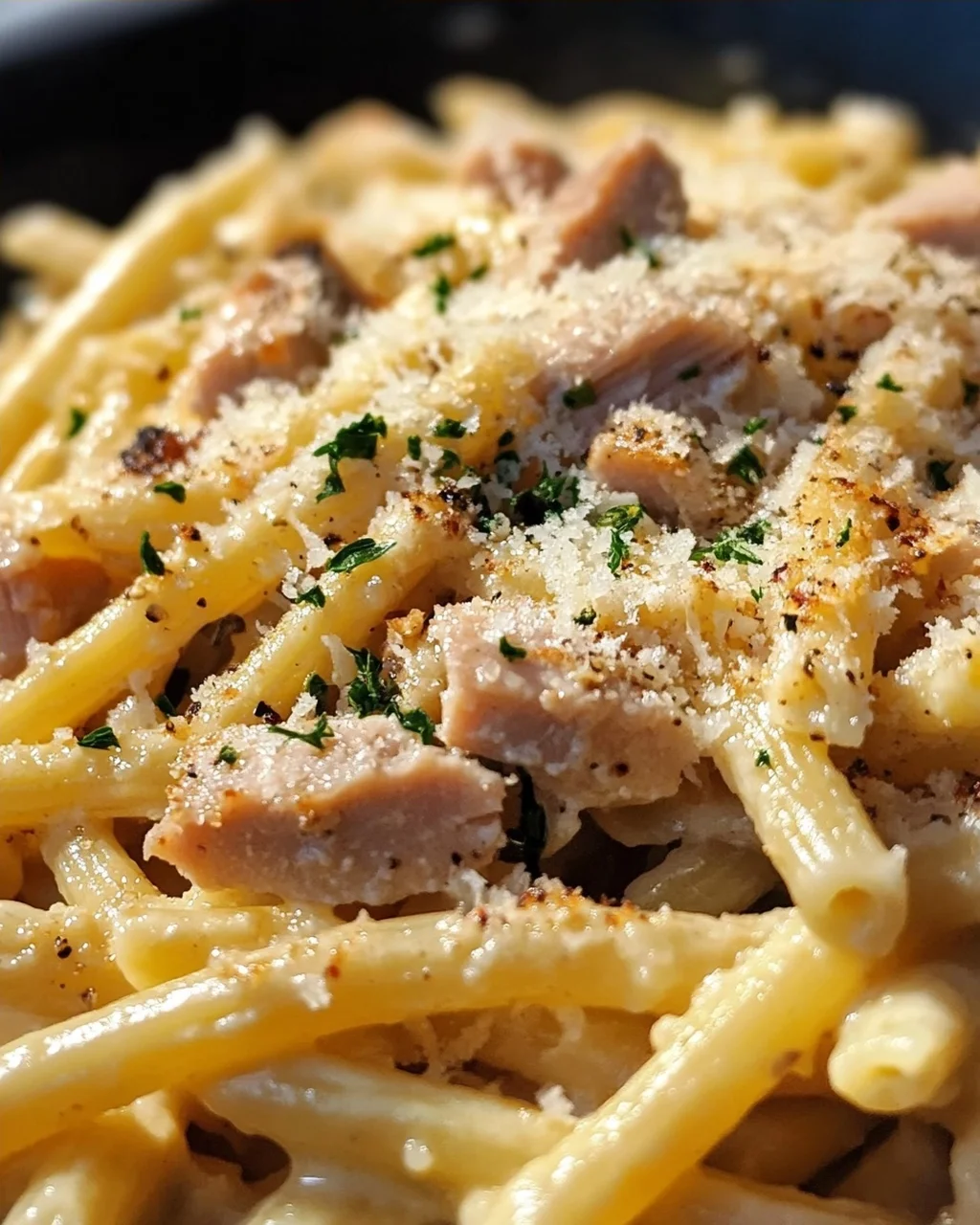 Cremige One Pot Pasta mit Thunfisch