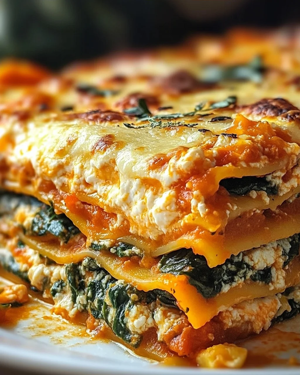 Delicious Pumpkin Spinach Lasagna for Connoisseurs