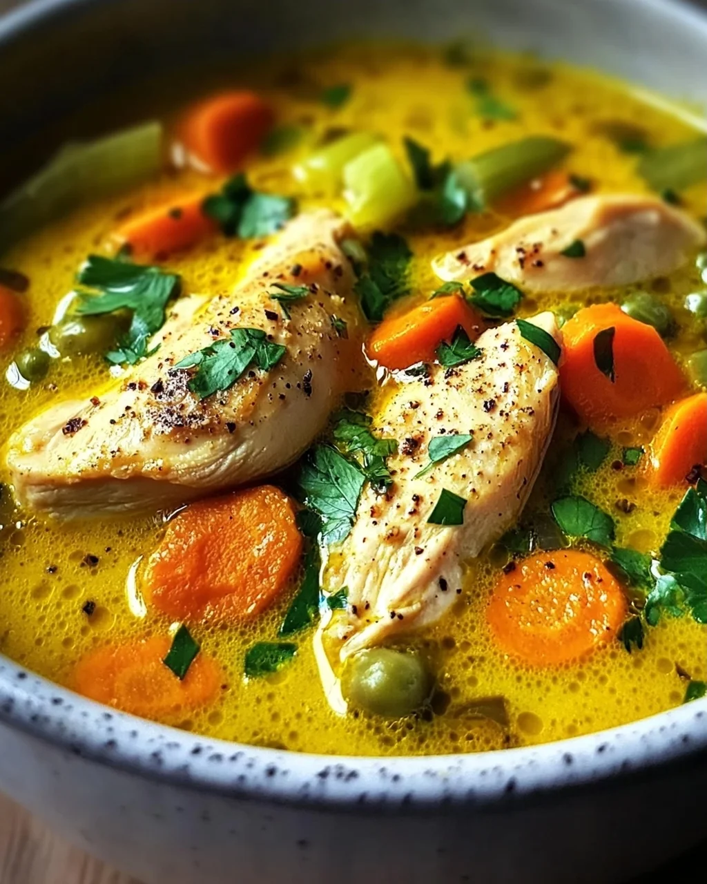 Entzündungshemmende Kurkuma-Hühnersuppe Rezept genießen!