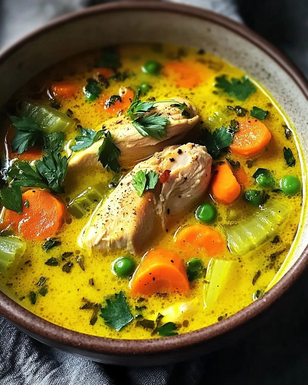 Entzündungshemmende Kurkuma-Hühnersuppe Rezept genießen!