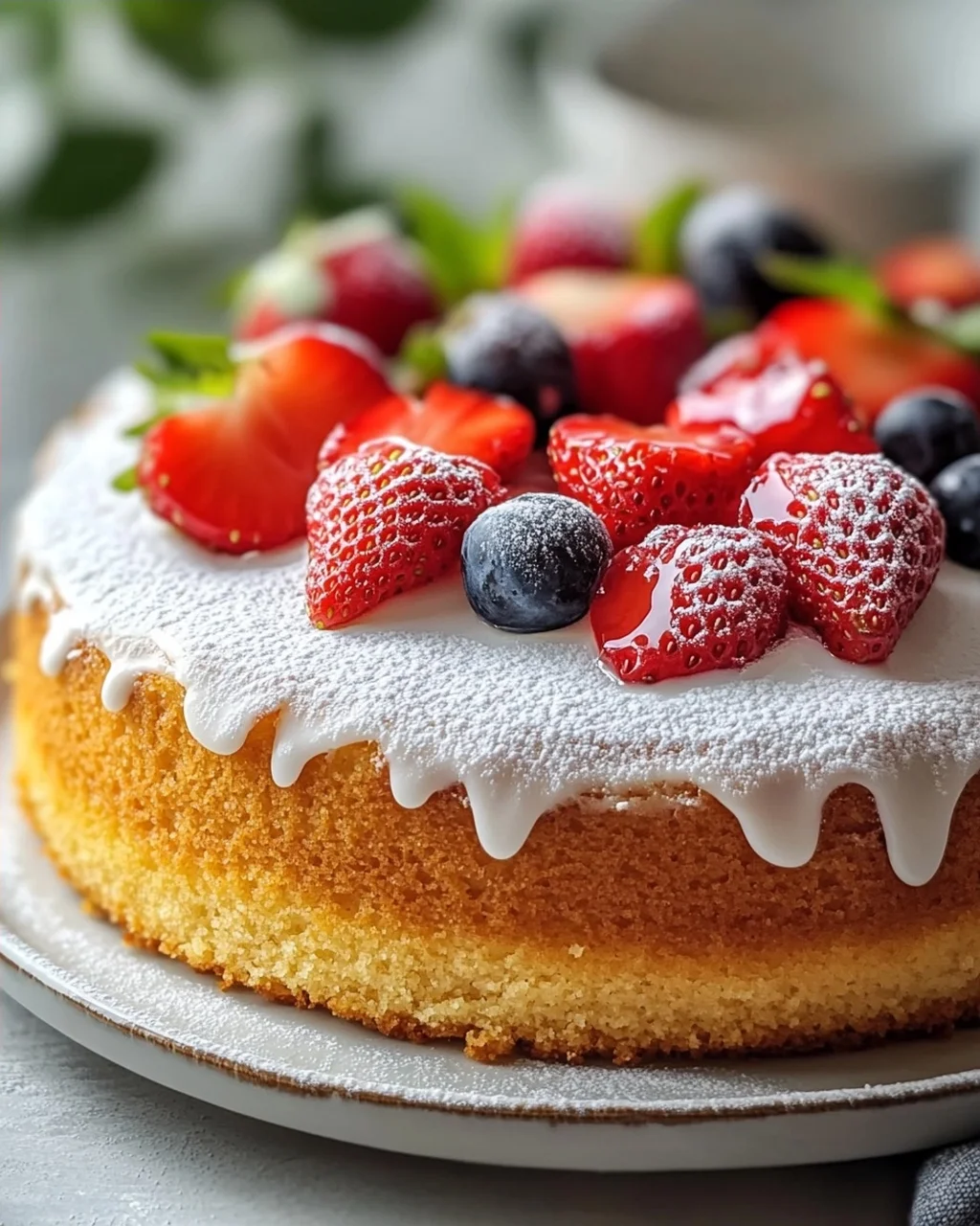 Erdnuss-Joghurtkuchen mit alkoholfreiem Bier in kurzer Zeit