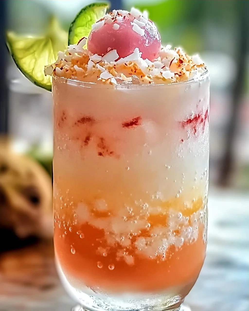 Erfrischender Kokosnuss Lychee Eistee in 5 Minuten