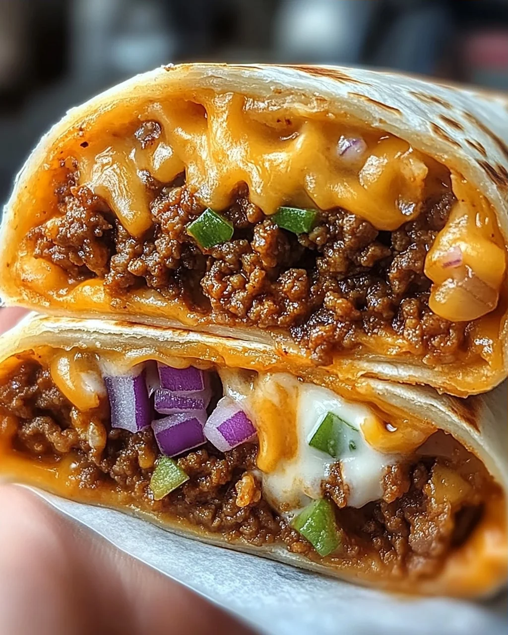 Gegrillter Käse-Burrito