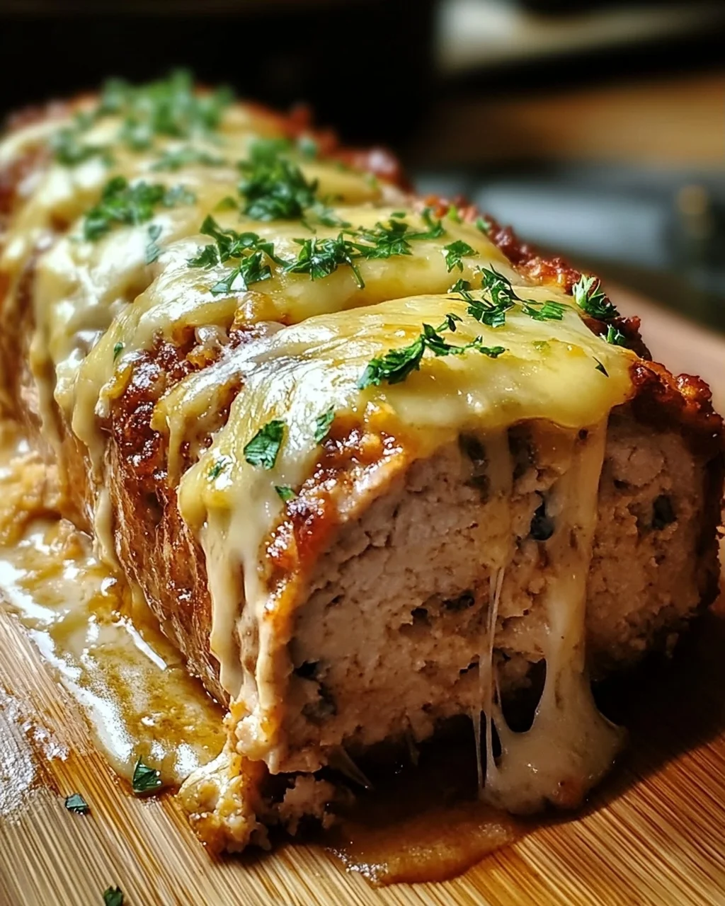 Hähnchen-Cordon-Bleu-Hackbraten