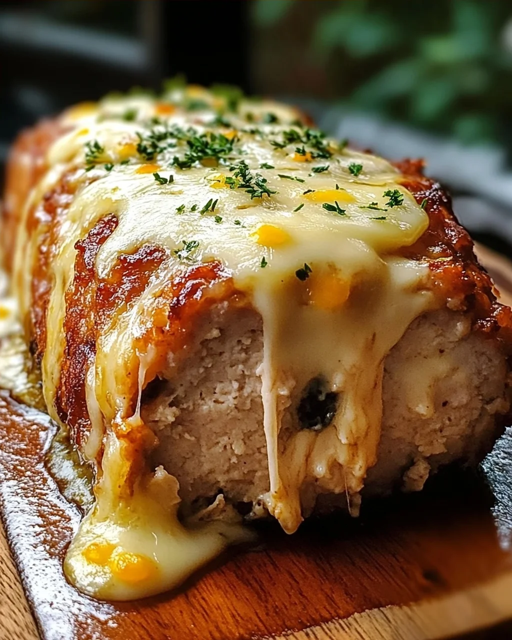 Hähnchen-Cordon-Bleu-Hackbraten