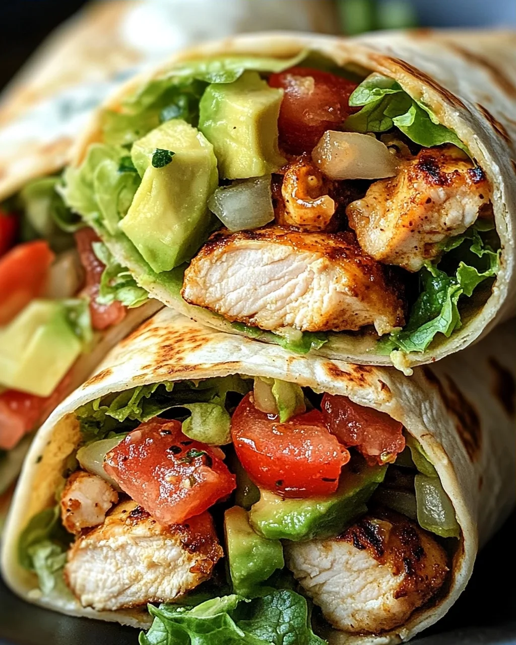 Hähnchen-Wraps mit Blitzsoße