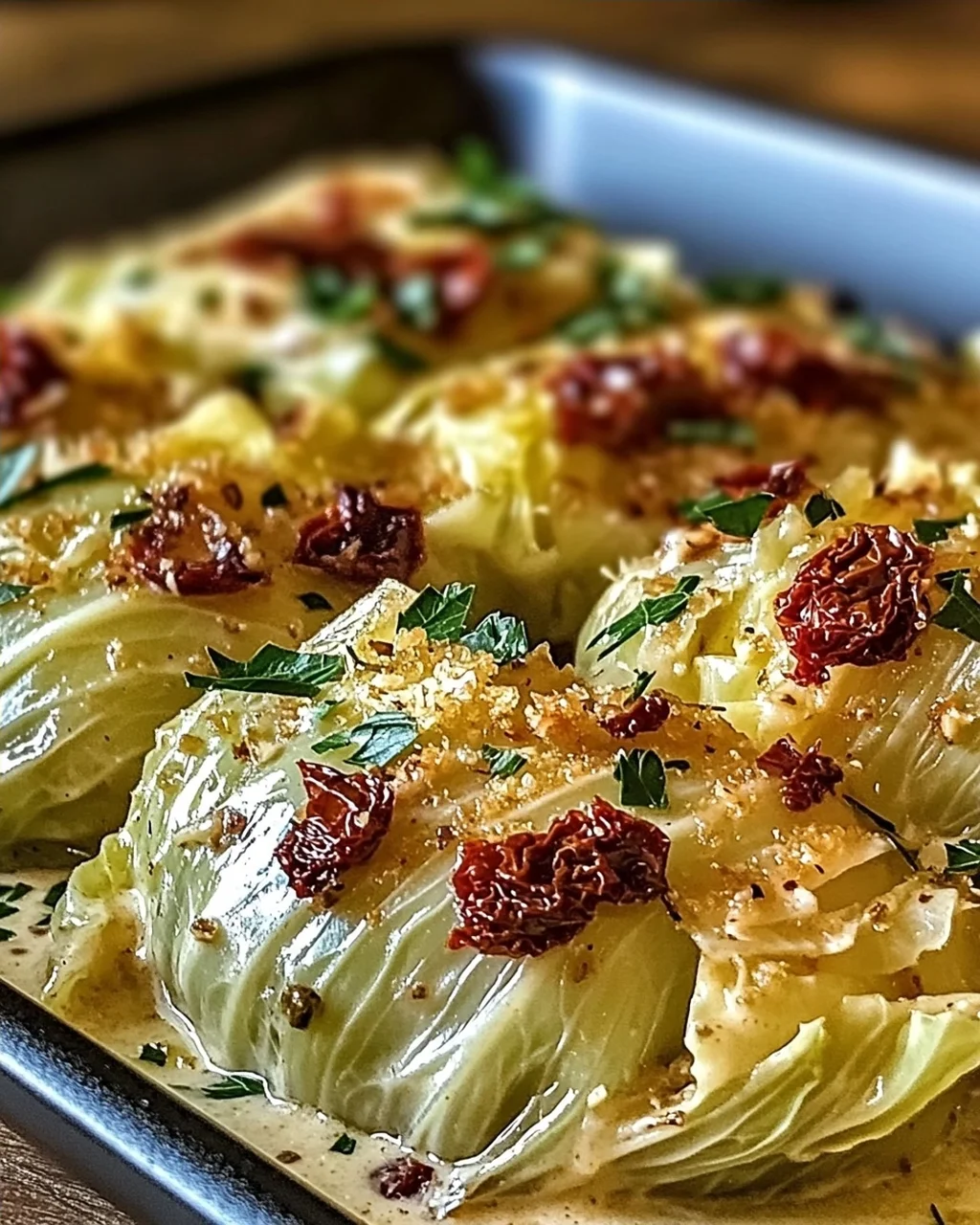 Heirate mich schmelzender Kohl im cremigen Tuscan-Stil