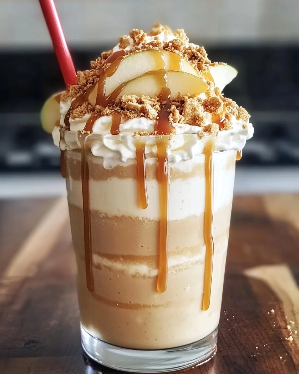 Karamell-Apfel-Pie-Milchshake für den perfekten Genuss