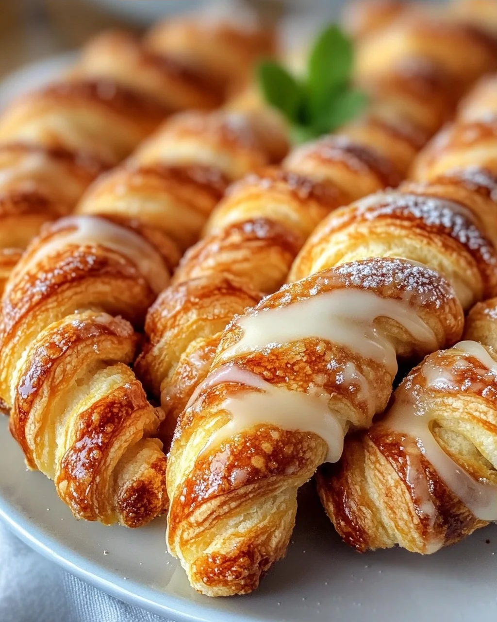 Käse-Zimt-Drehriegel mit Frischkäse-Glasur Rezept
