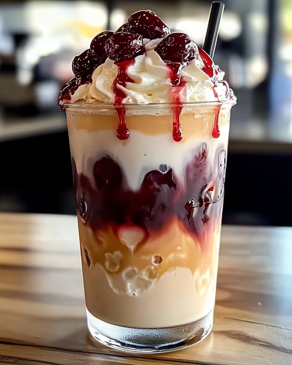 Kirsche Vanille Eiskaffee – Erfrischender Genuss für heiße Tage