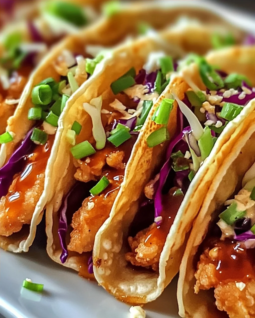 Knusprige Hähnchen-Wonton-Tacos für Zuhause