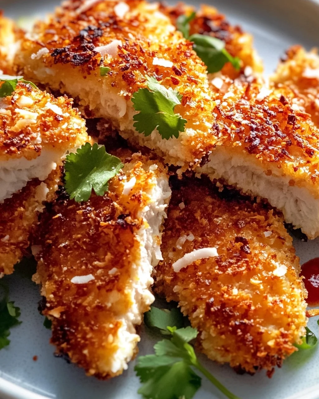 Knusprige Thai Kokos Hähnchenschnitzel Rezept – Schnell & Lecker