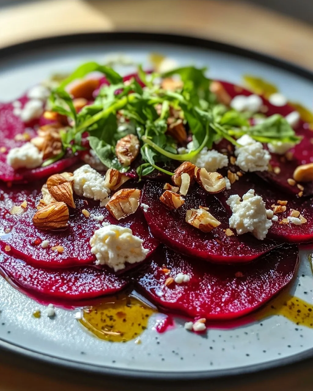 Köstliches Rote Bete Carpaccio