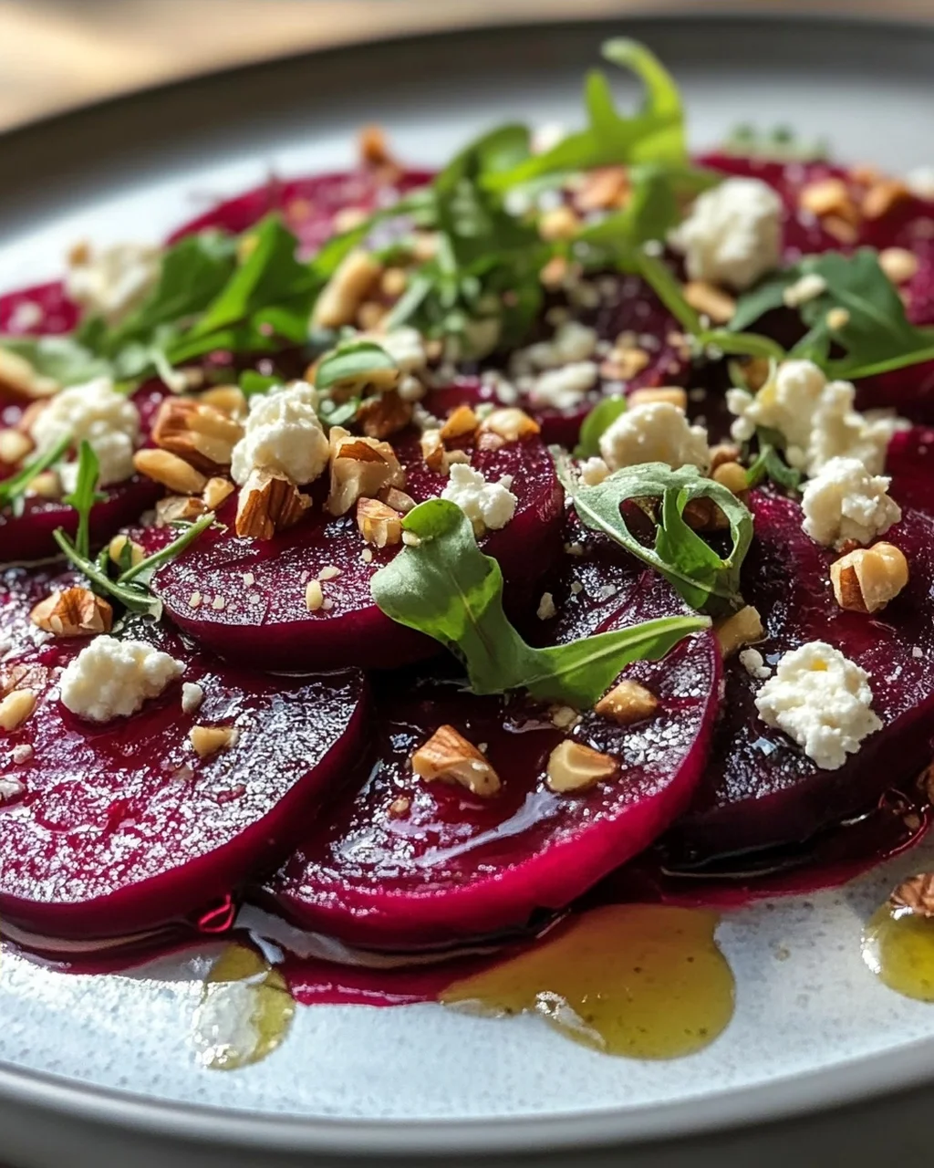 Köstliches Rote Bete Carpaccio