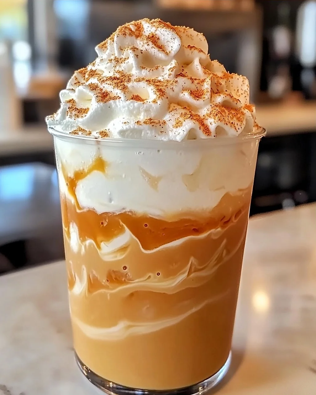 Kürbis Chai Eistee Latte für den perfekten Herbstgenuss
