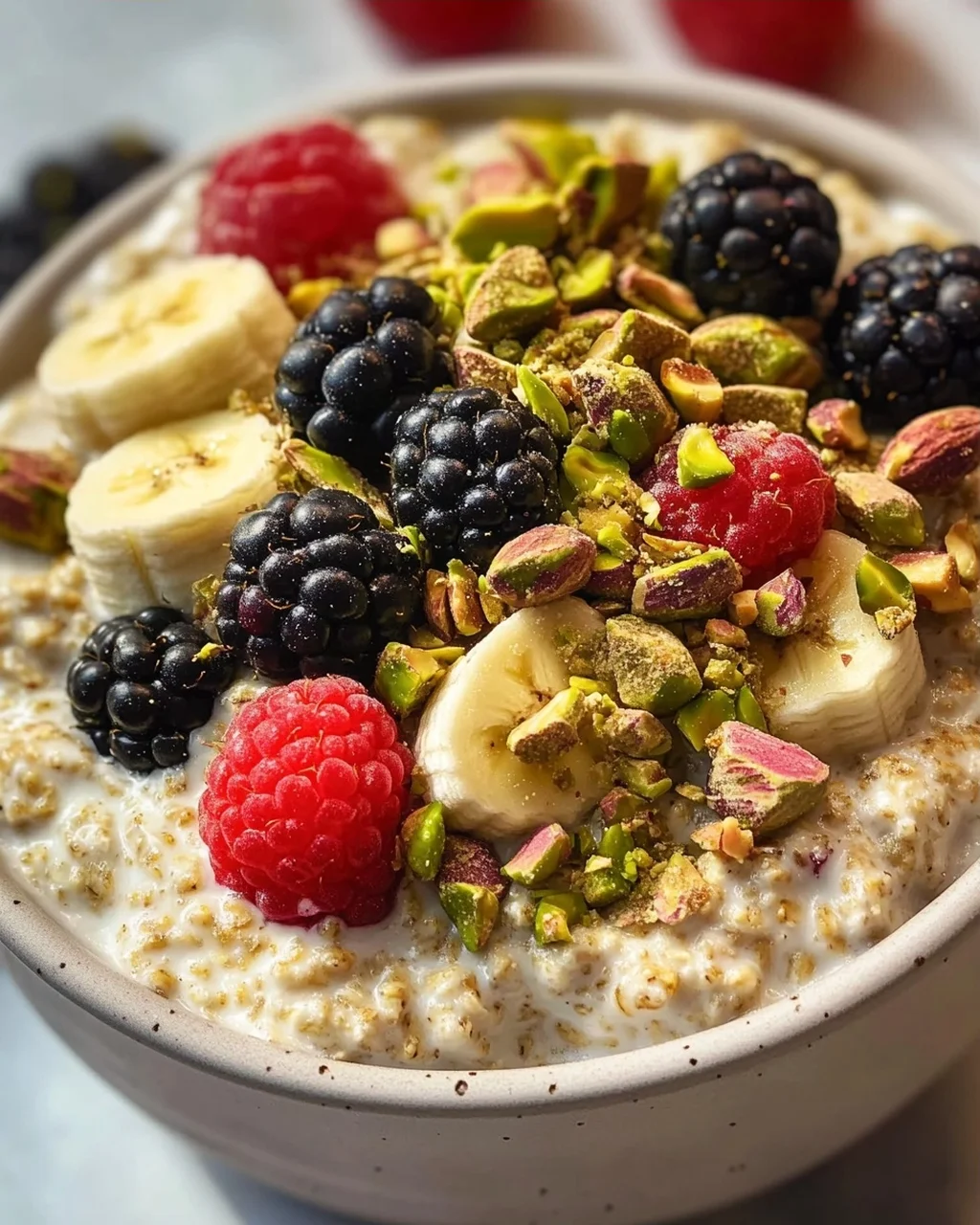 Leckere Pistachio Overnight Oats für einen gesunden Start!