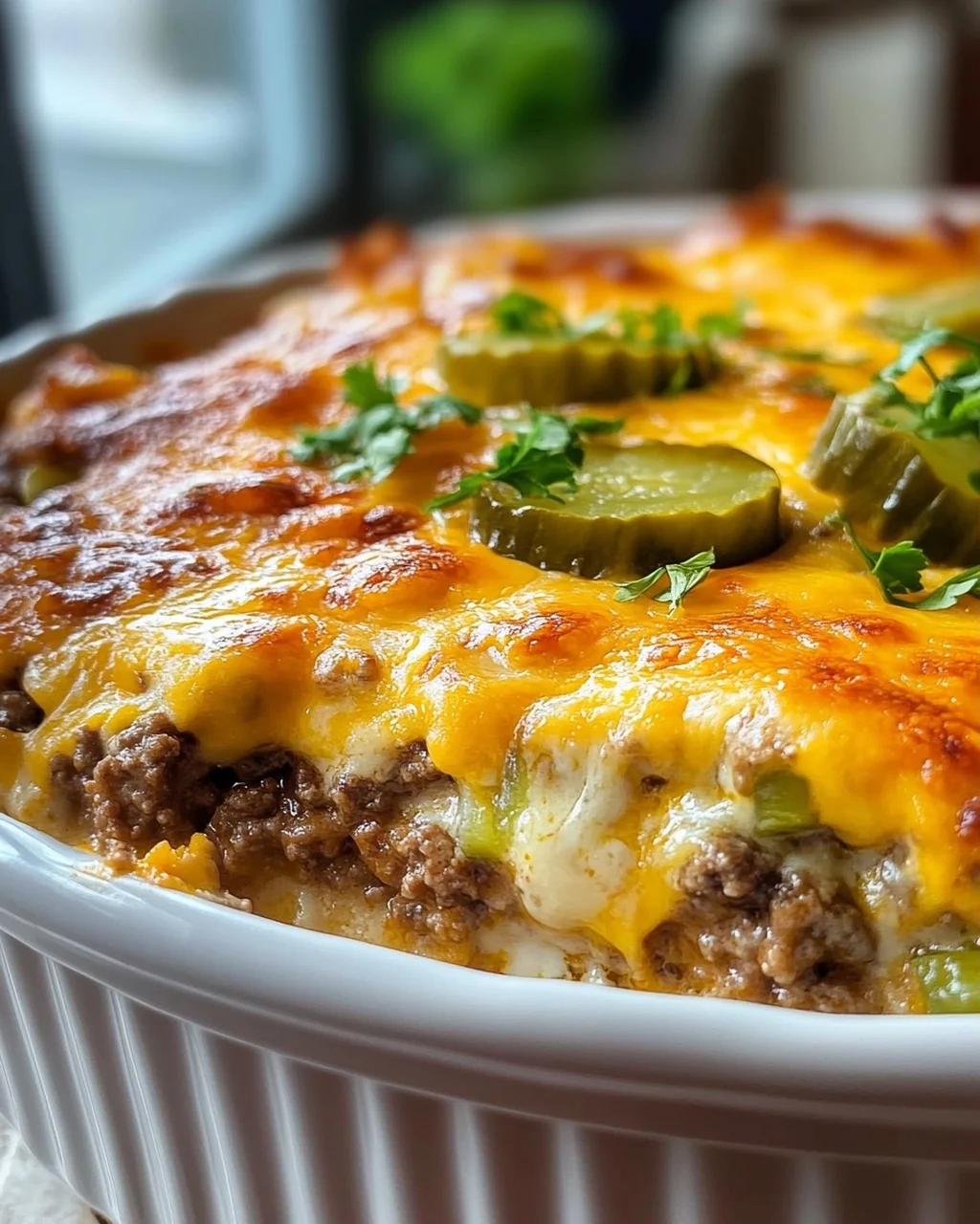 Low Carb Cheeseburger Auflauf: Herzhaft & Kohlenhydratarm