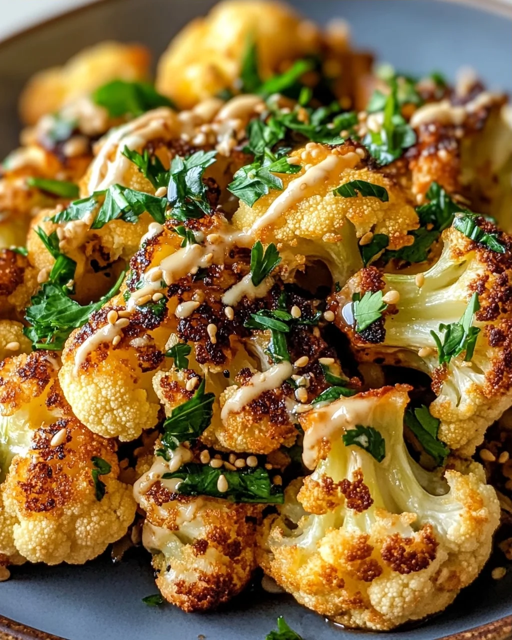 Marokkanischer Blumenkohl mit Tahini-Honig: Das ultimative Rezept!
