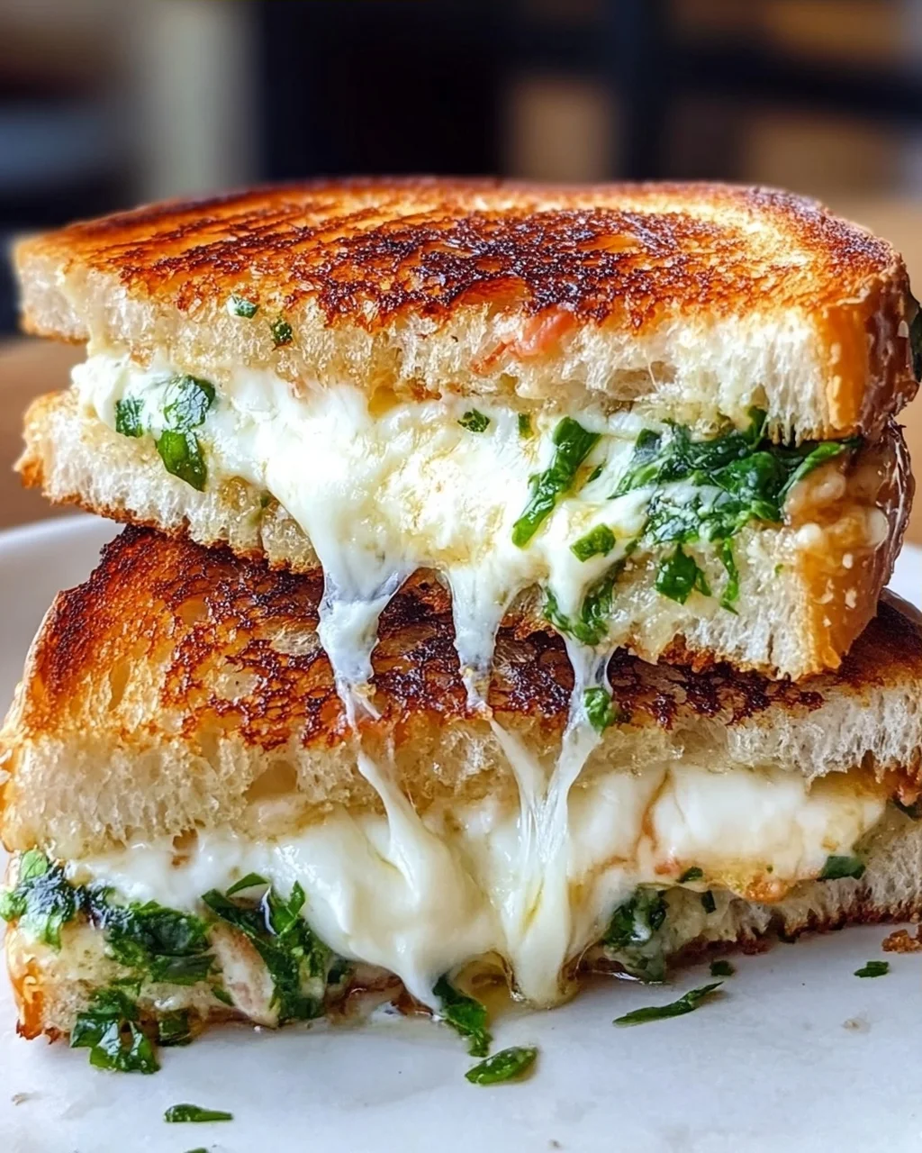 Melty Burrata Grilled Cheese Sandwich – Ein Genuss für Käseliebhaber!