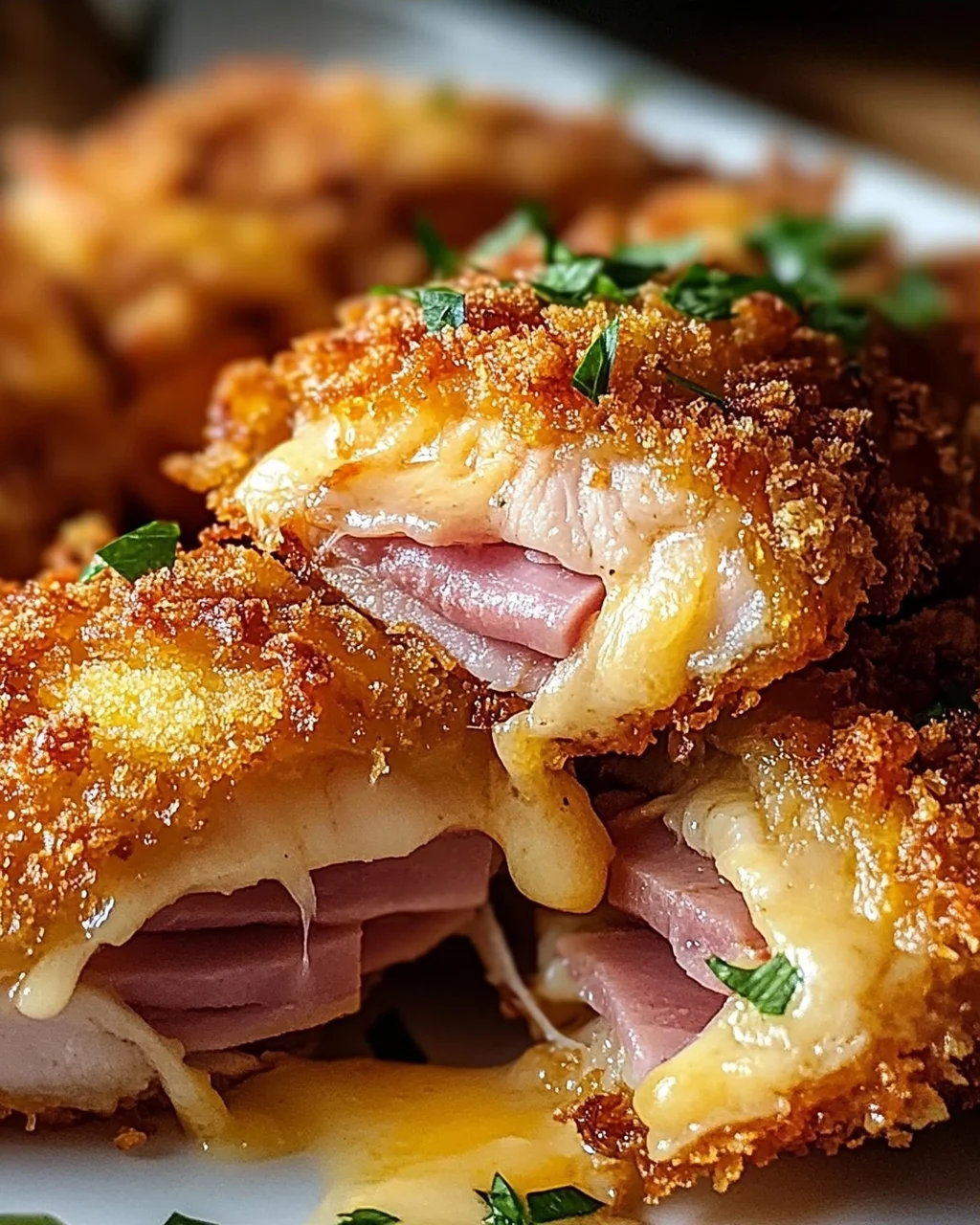 Putenröllchen nach Cordon Bleu Art