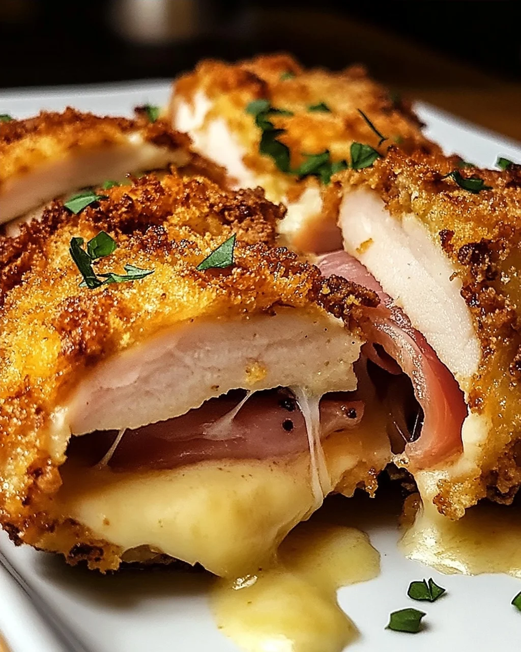 Putenröllchen nach Cordon Bleu Art