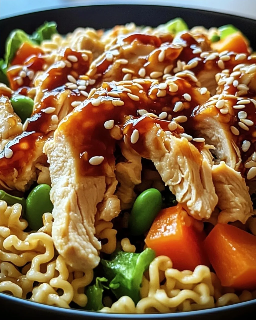 Ramen-Chinesischer Hähnchensalat