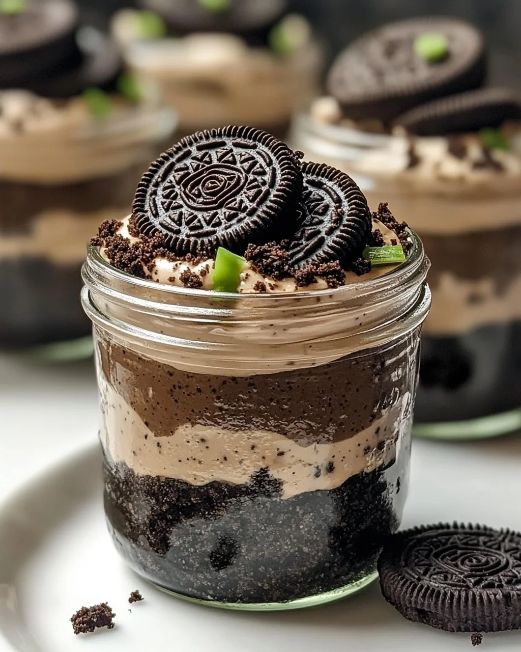 Rezept: Mini Oreo Dirt Cake Jars – Dein schnelles Dessert!