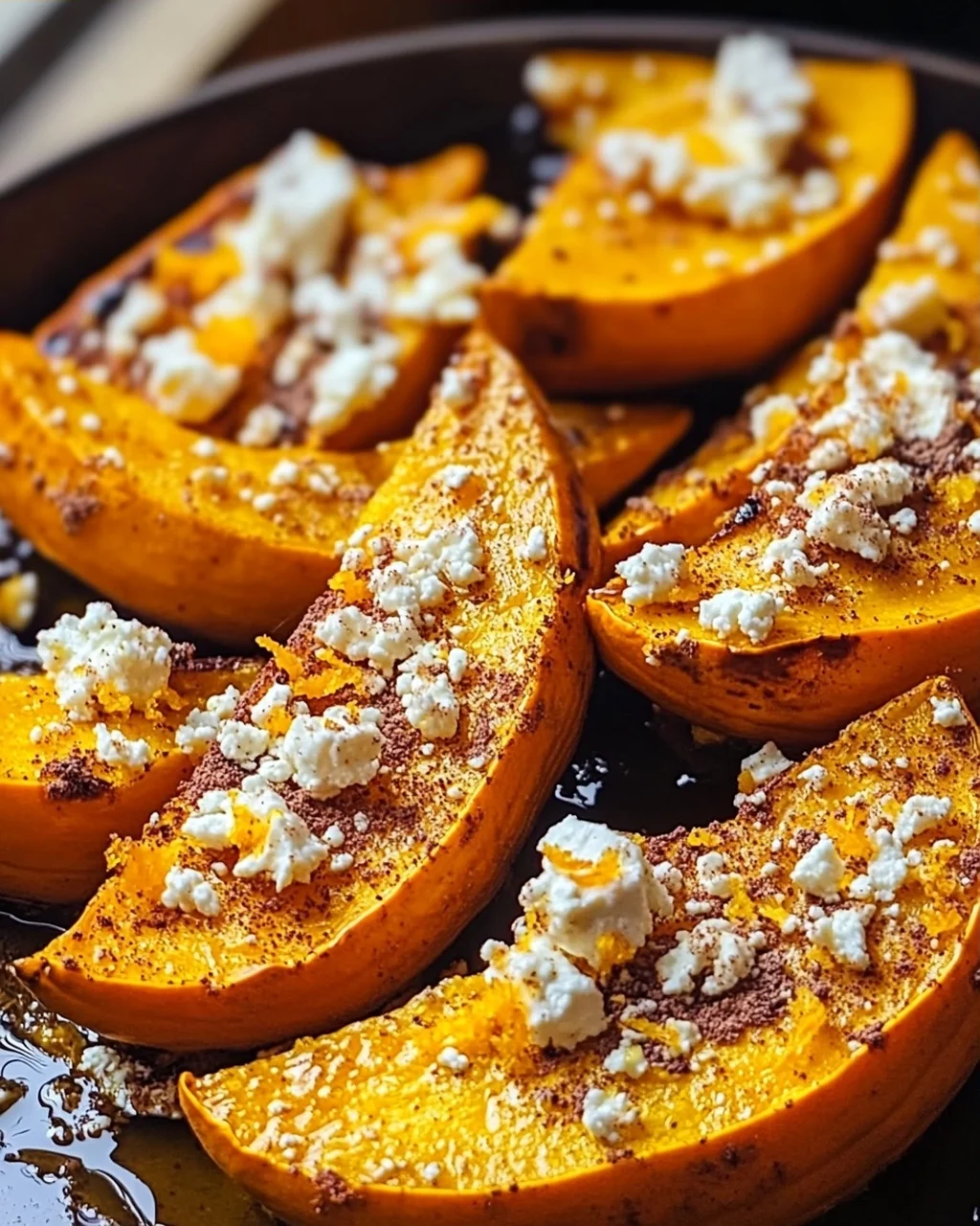 Roasted Pumpkin with Cinnamon, Honey, and Feta – A Fall Delight