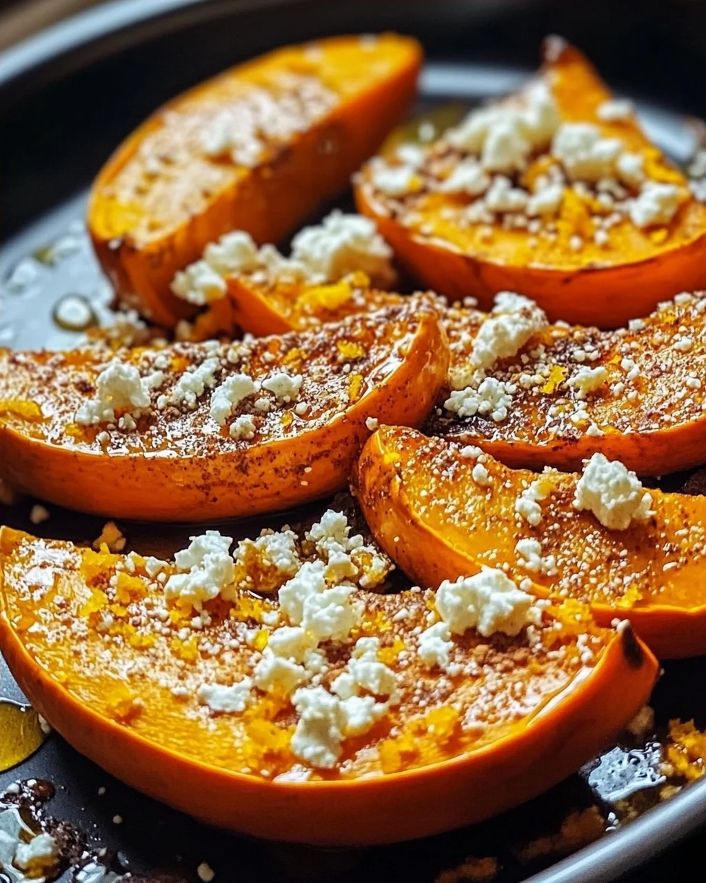 Roasted Pumpkin with Cinnamon, Honey, and Feta – A Fall Delight