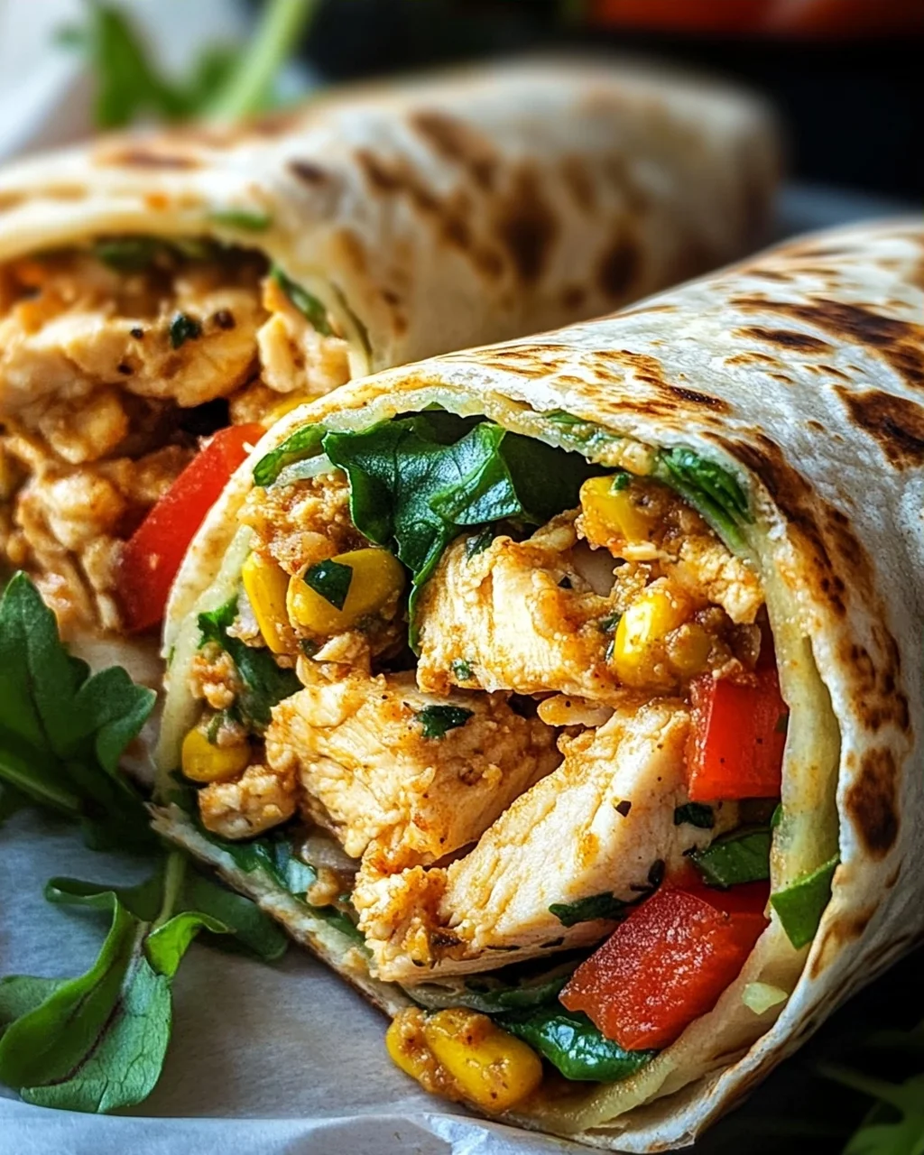 Selbstgemachte Proteinwraps