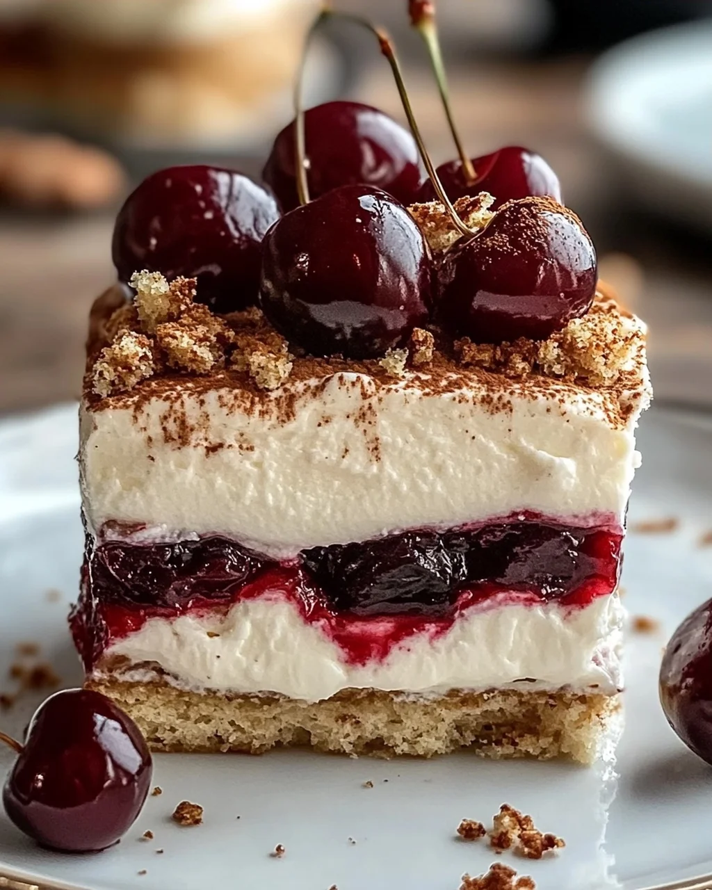 Spekulatius Tiramisu mit Gewürzkirschen