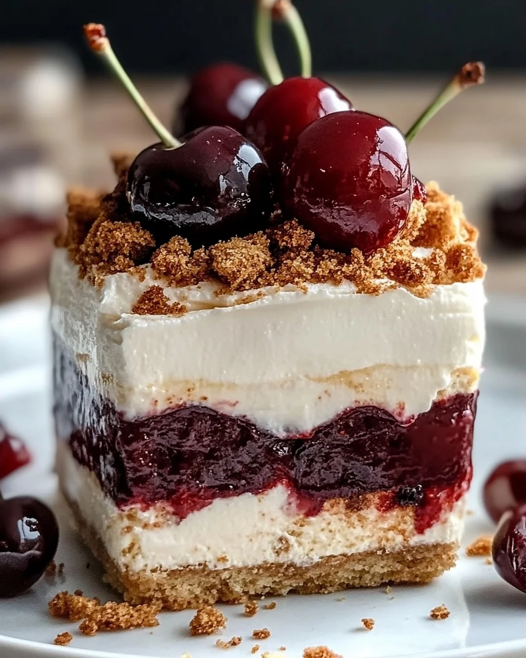 Spekulatius Tiramisu mit Gewürzkirschen