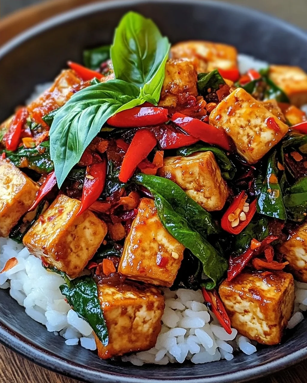Thai-Basilikum-Tofu: Schnelles Wok-Rezept entdecken