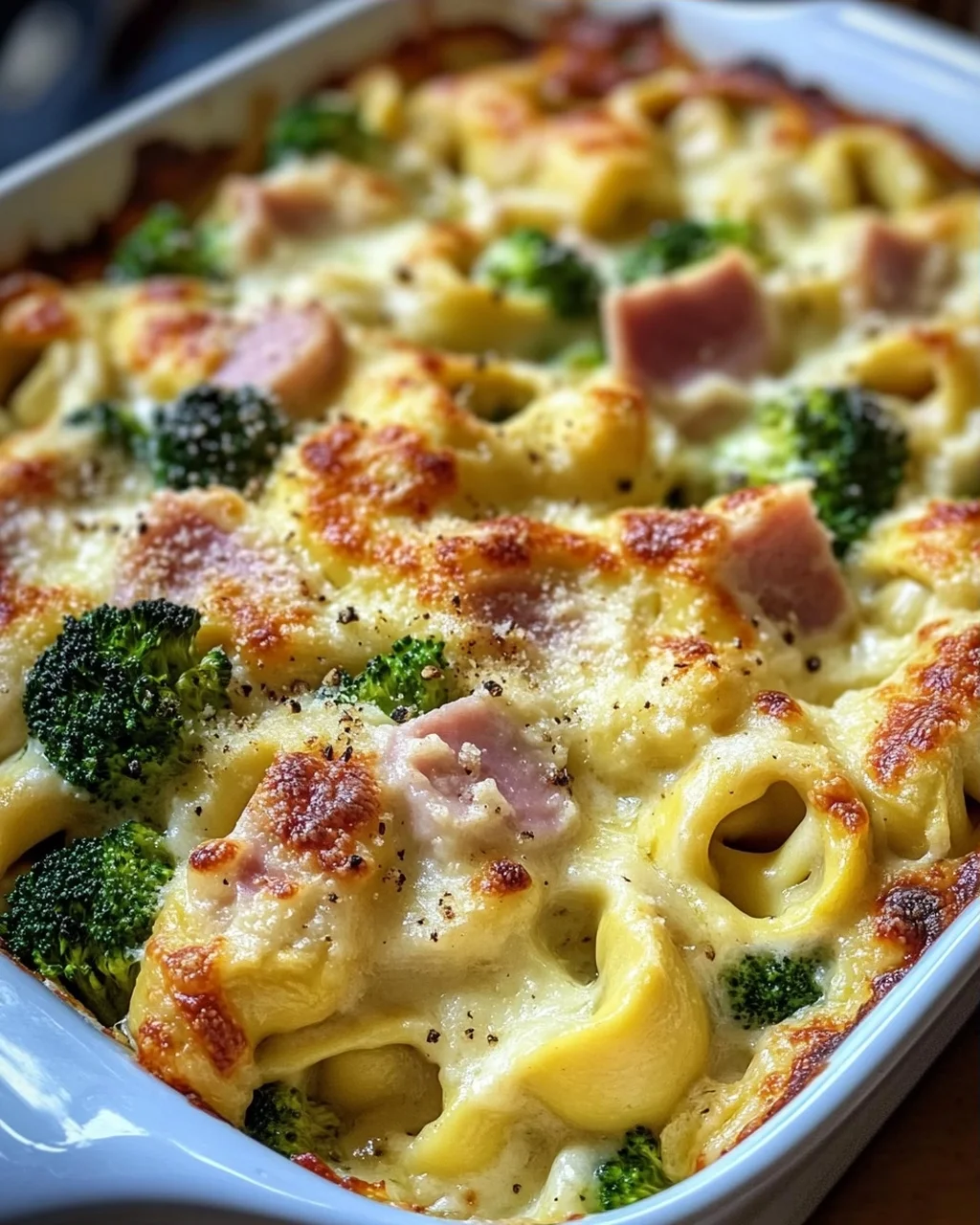 Tortellini Auflauf Schinken Brokkoli