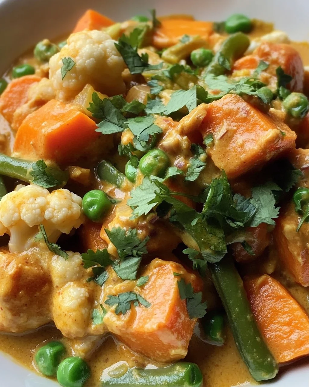 Vegetable Korma with Sweet Potato and Cashew Cream Recipe