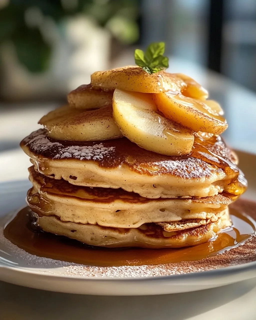 Würzig-süße Apfel-Zimt Pfannkuchen: Dein perfektes Frühstück!