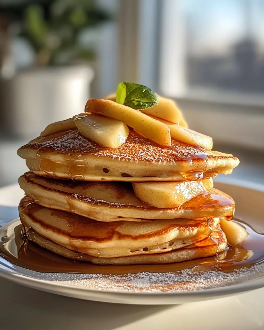 Würzig-süße Apfel-Zimt Pfannkuchen: Dein perfektes Frühstück!