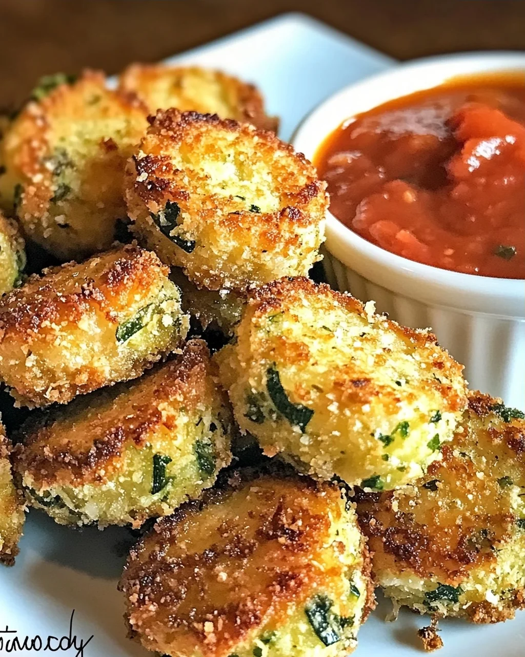 Zucchini Knoblauch Bissen für jeden Anlass geniessen