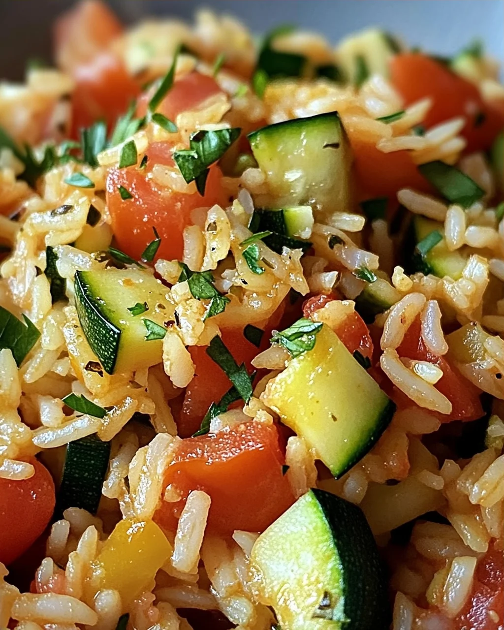 Zucchini-Tomaten-Reis