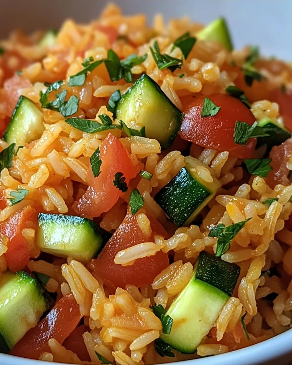 Zucchini-Tomaten-Reis